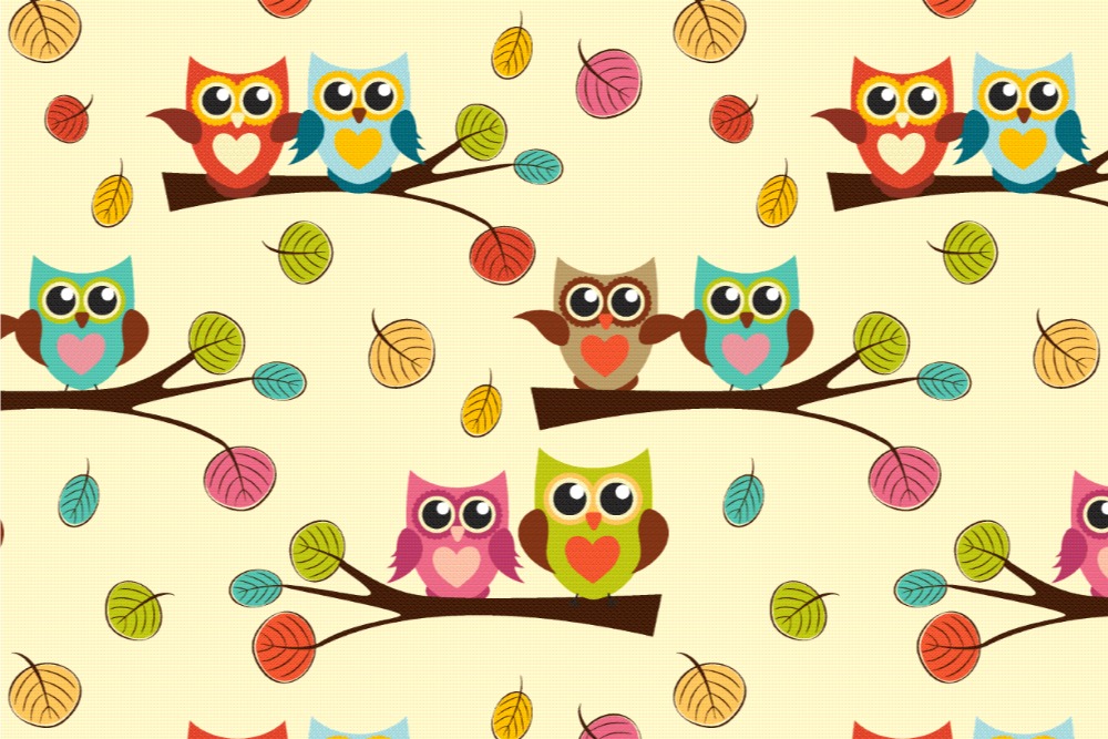 Blackout, perm. schwer entflammbar - Kuschel-Eulen