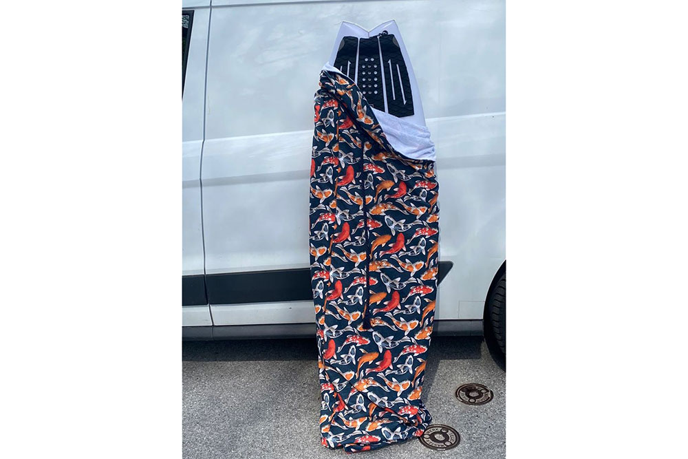 Frottee-Fleece - Koi-Karpfen