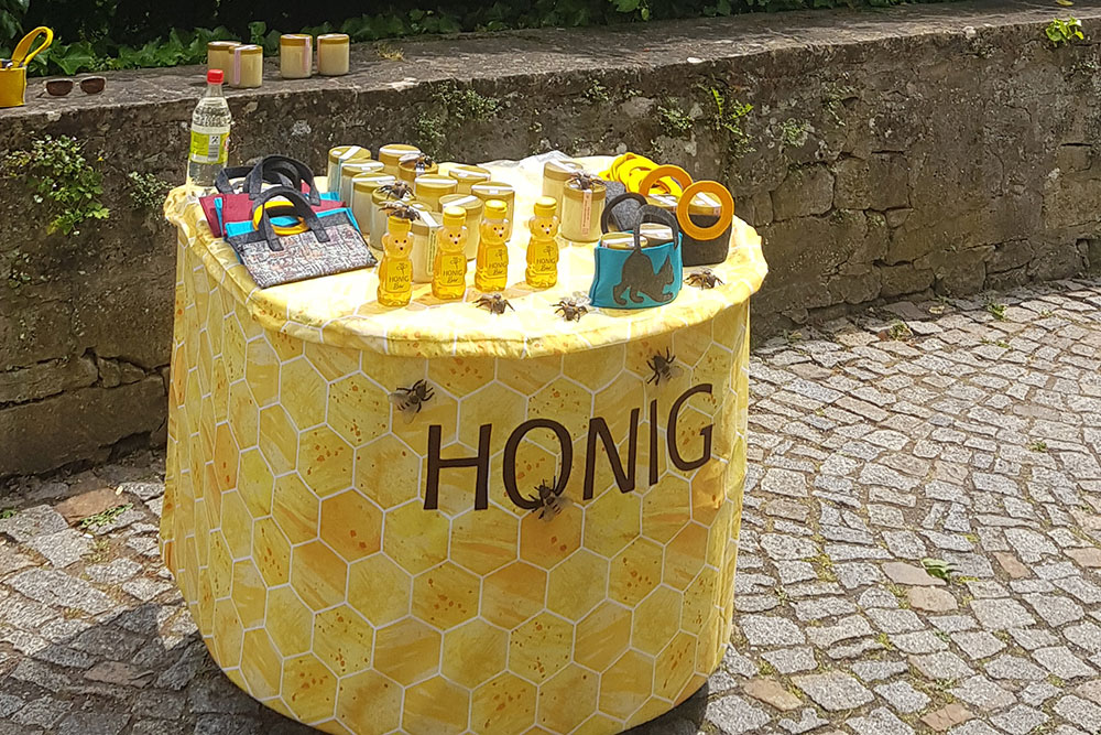 Outdoorstoff - Bienenwaben