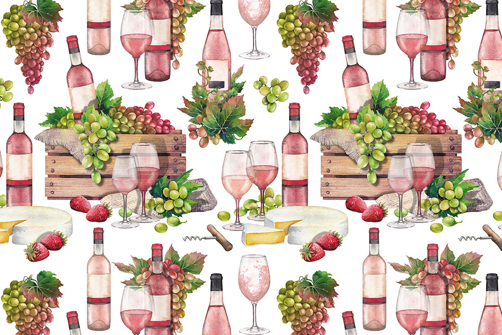 Dekostoff - Weingenuss