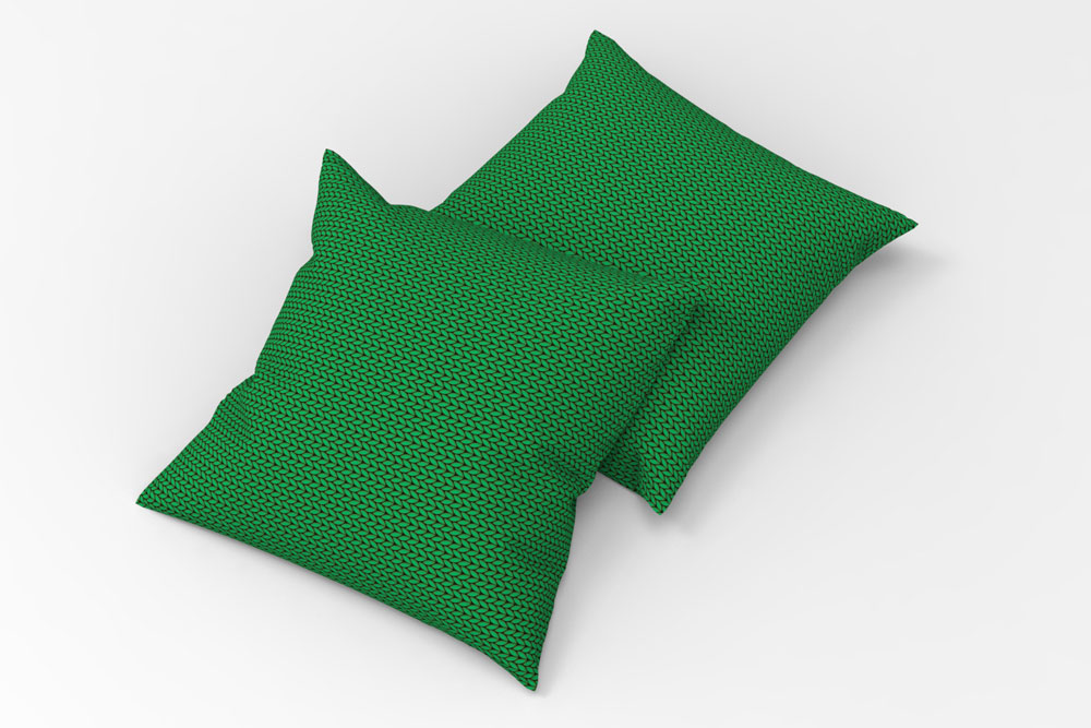 Wärmevorhang-Stoff - Strick-Optik