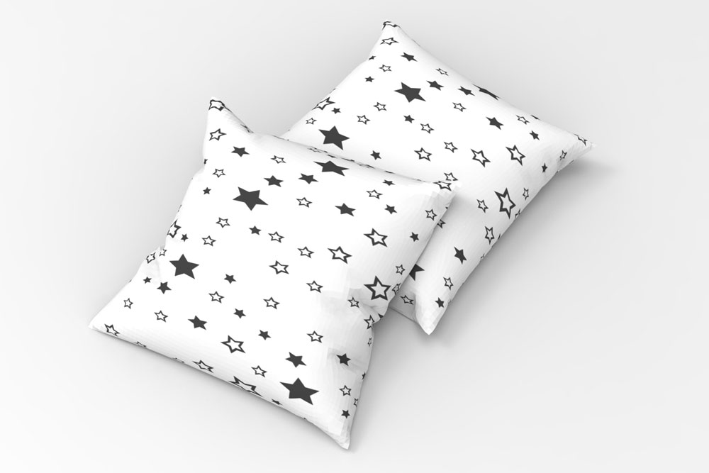 Wärmevorhang-Stoff - Sternchen