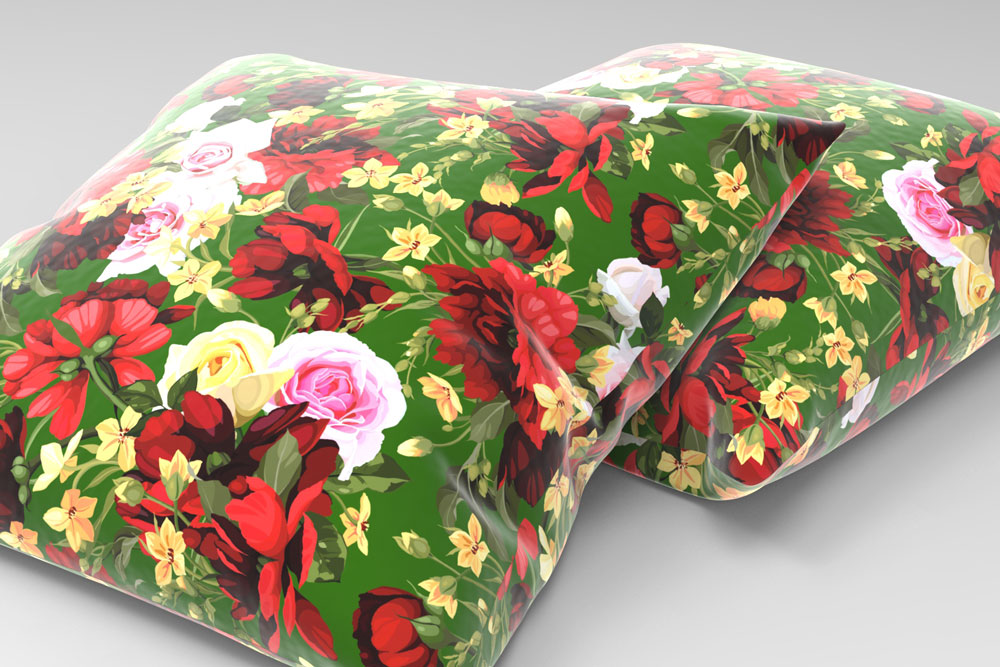 Möbelsamt - Gartenblumen