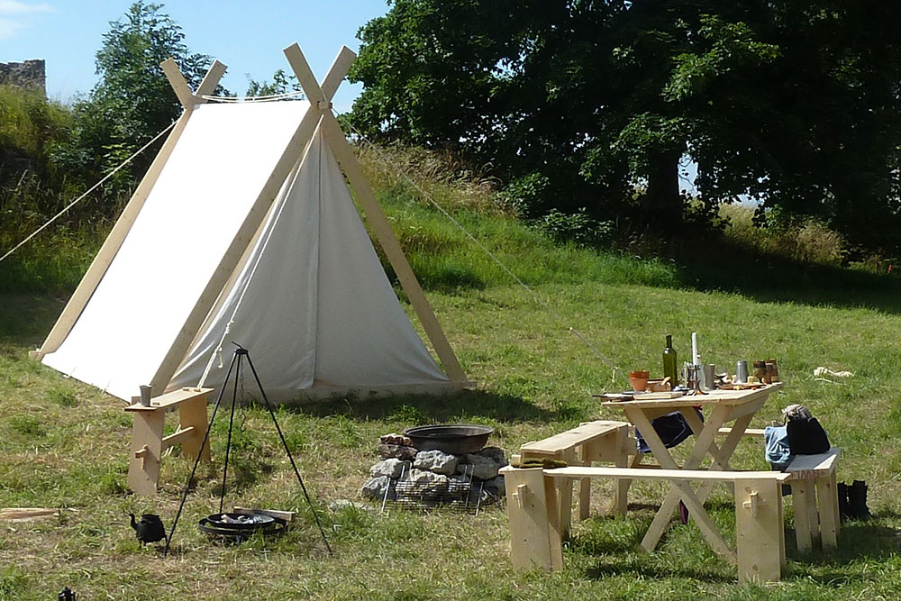 Tipi / Zeltstoff - wasserabweisend - 220 cm