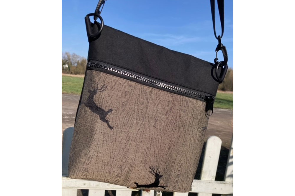 Jacquard Ammergau - Dekostoff - Beige/Dunkelbraun