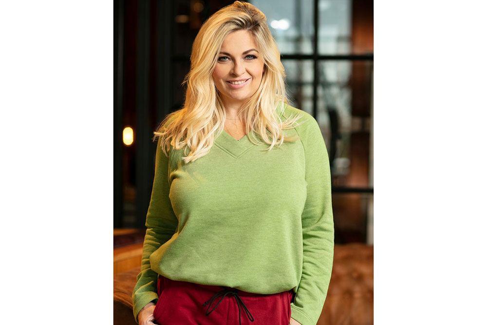 Kuschel-Sweat - Melange