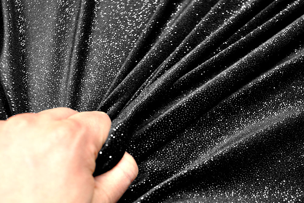 Tanzkleiderstoff Queen - Schwarz