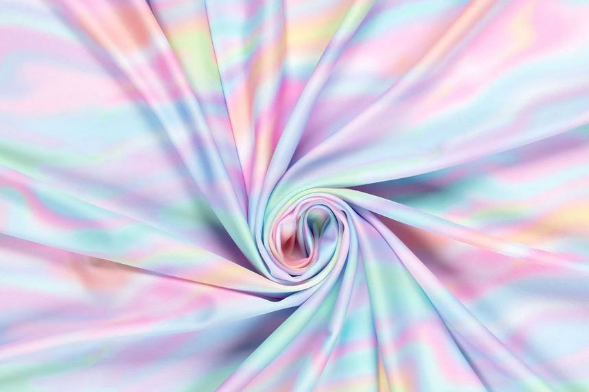 Badeanzugstoff Recycling - Aquarell