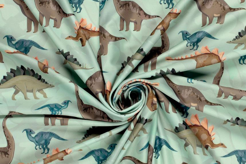 Badeanzugstoff Recycling - Dinos