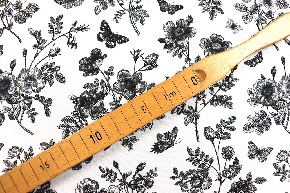 Viskosestoff - Toile Butterfly