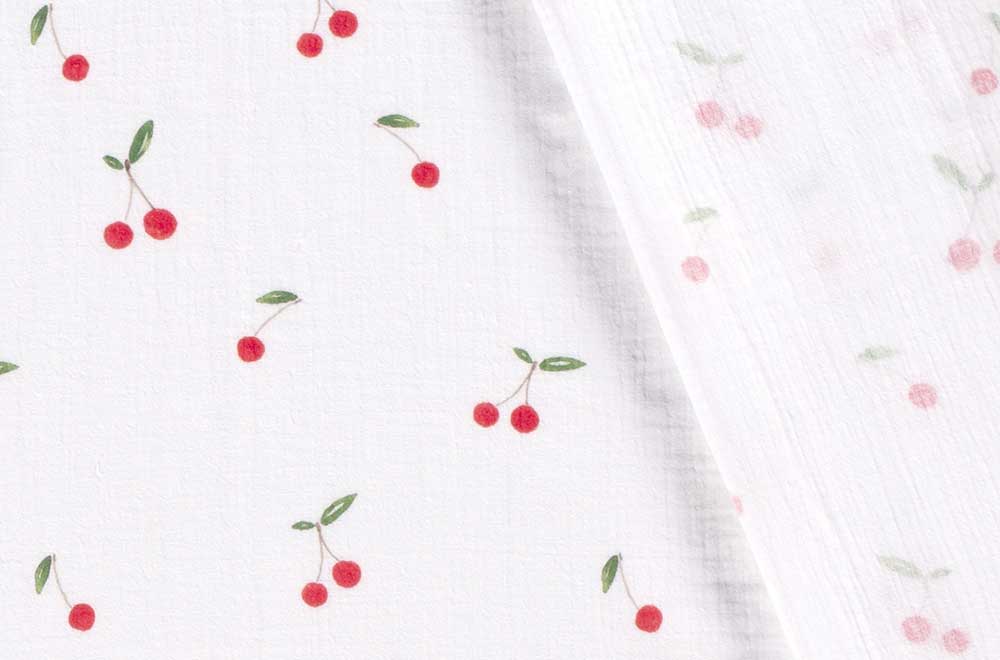 Musselin - Digital - Kirschen