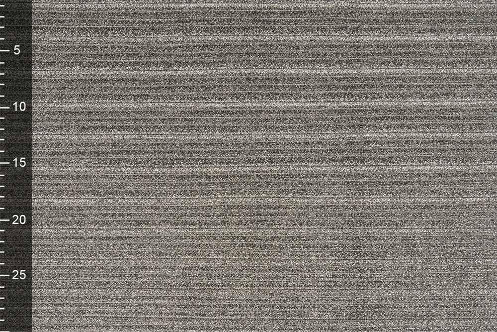 Lurex-Plissee - Glamour - Silber