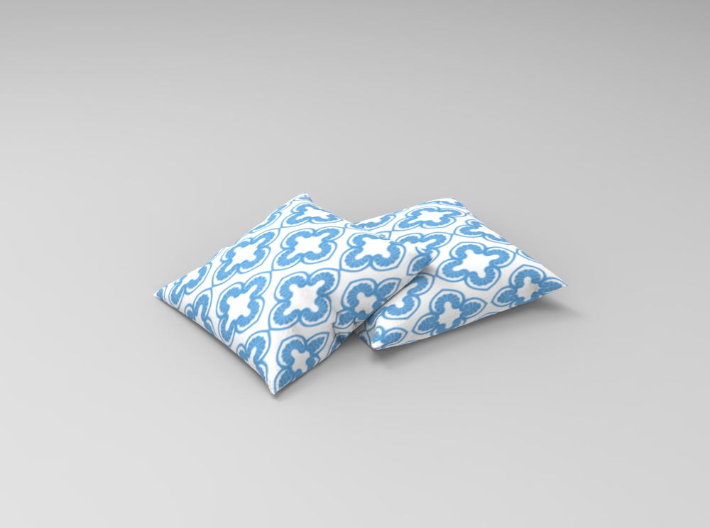 Blackout - permanent schwer entflammbar - Barock-Garten II