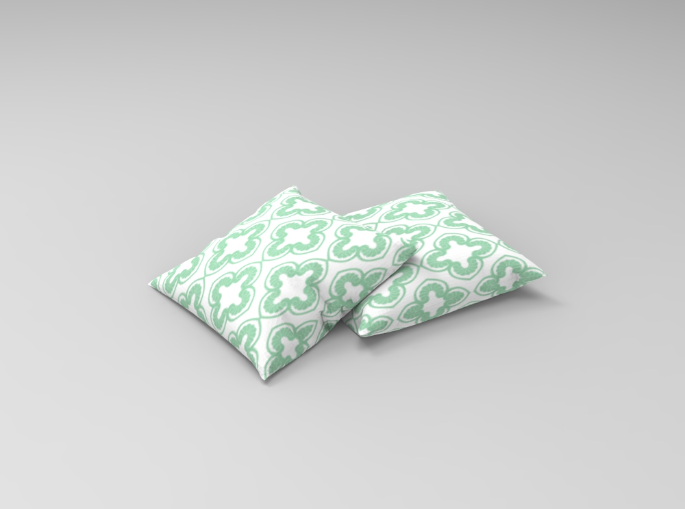 Blackout - permanent schwer entflammbar - Barock-Garten II