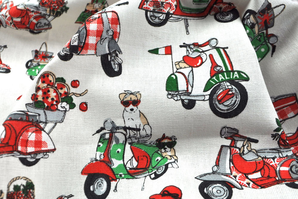 Baumwoll-Dekostoff - La Dolce Vita