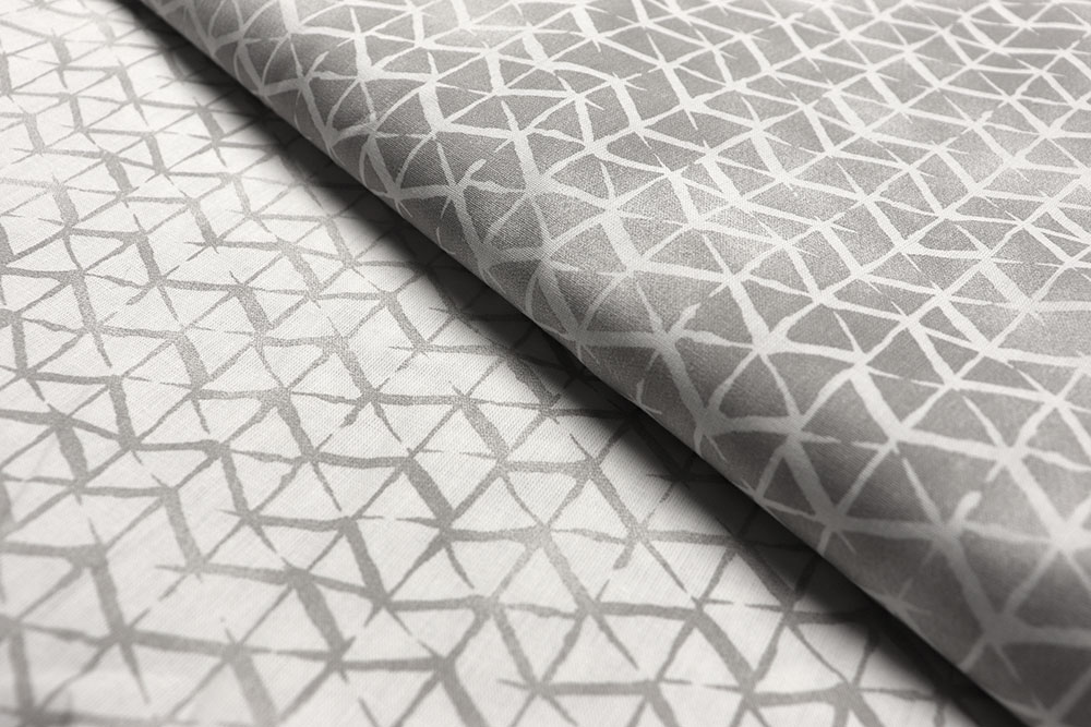 Baumwollstoff - Geo Grey - 295 cm