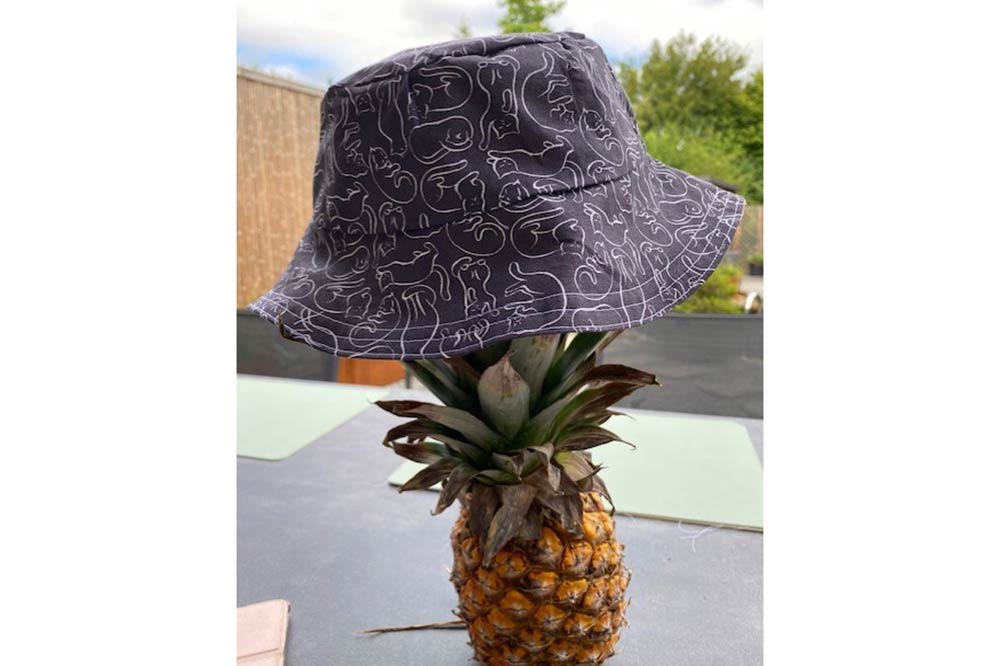 Baumwoll-Popeline - Cat Art