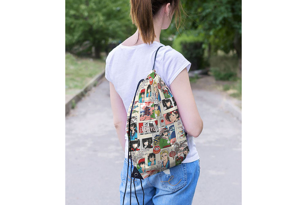 Baumwollstoff Asia - Manga