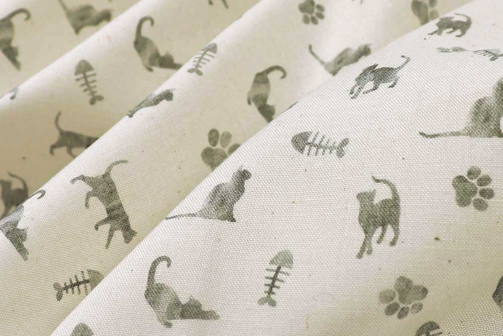 Baumwoll-Popeline - Cat Life