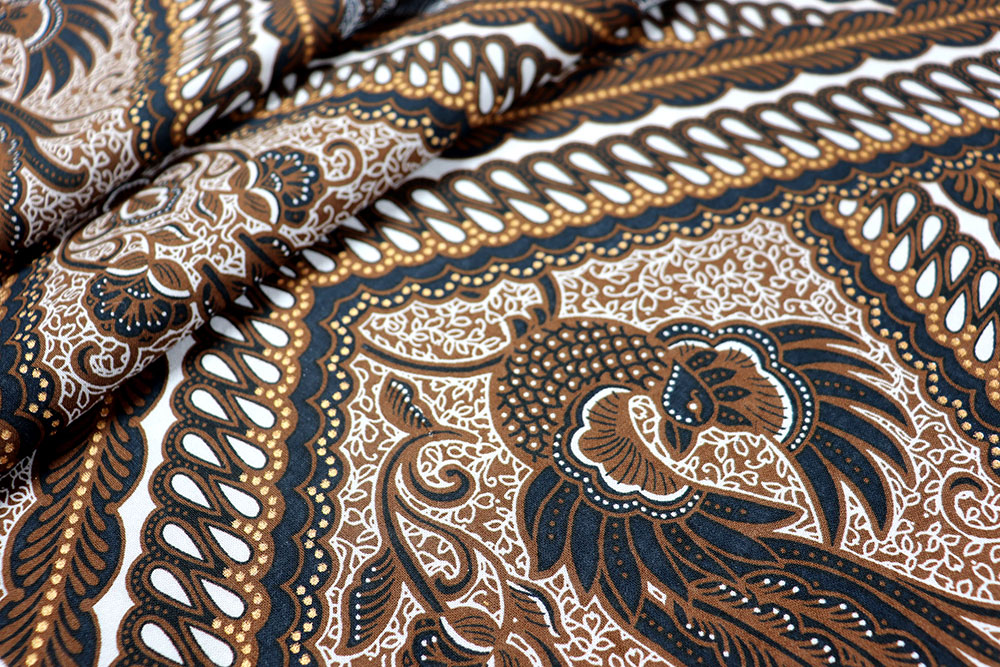 African Java Print - Premium - Braun