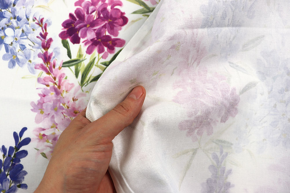 Baumwollstoff Digital - Hyazinthen - 280 cm