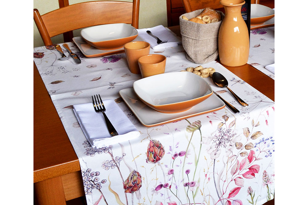 Baumwoll-Dekostoff Digital - Sommerwiese