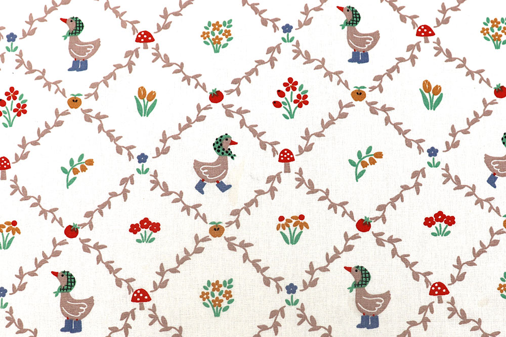 Baumwollstoff - Gans unterwegs