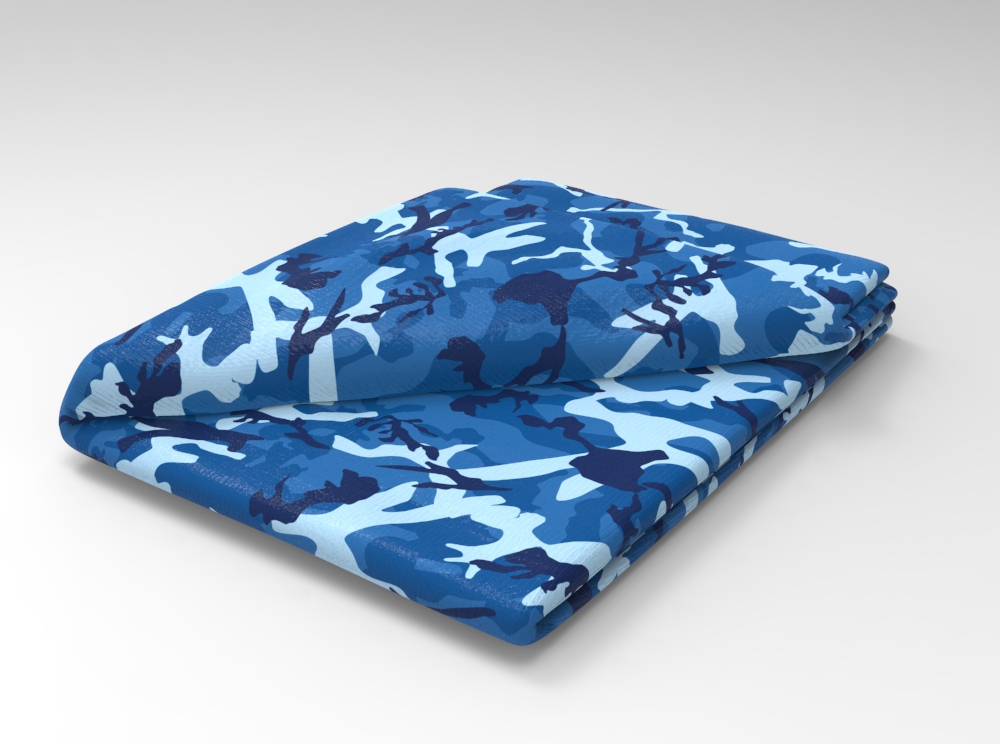 Fleece-Stoff Camouflage