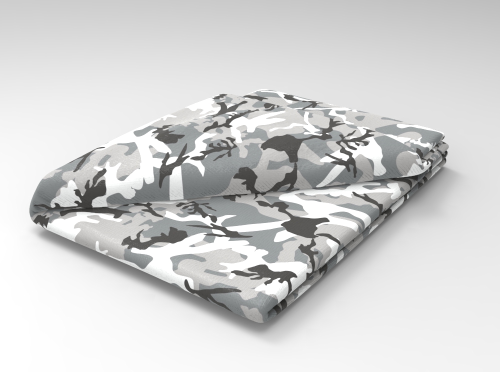 Fleece-Stoff Camouflage