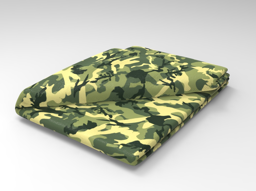 Fleece-Stoff Camouflage