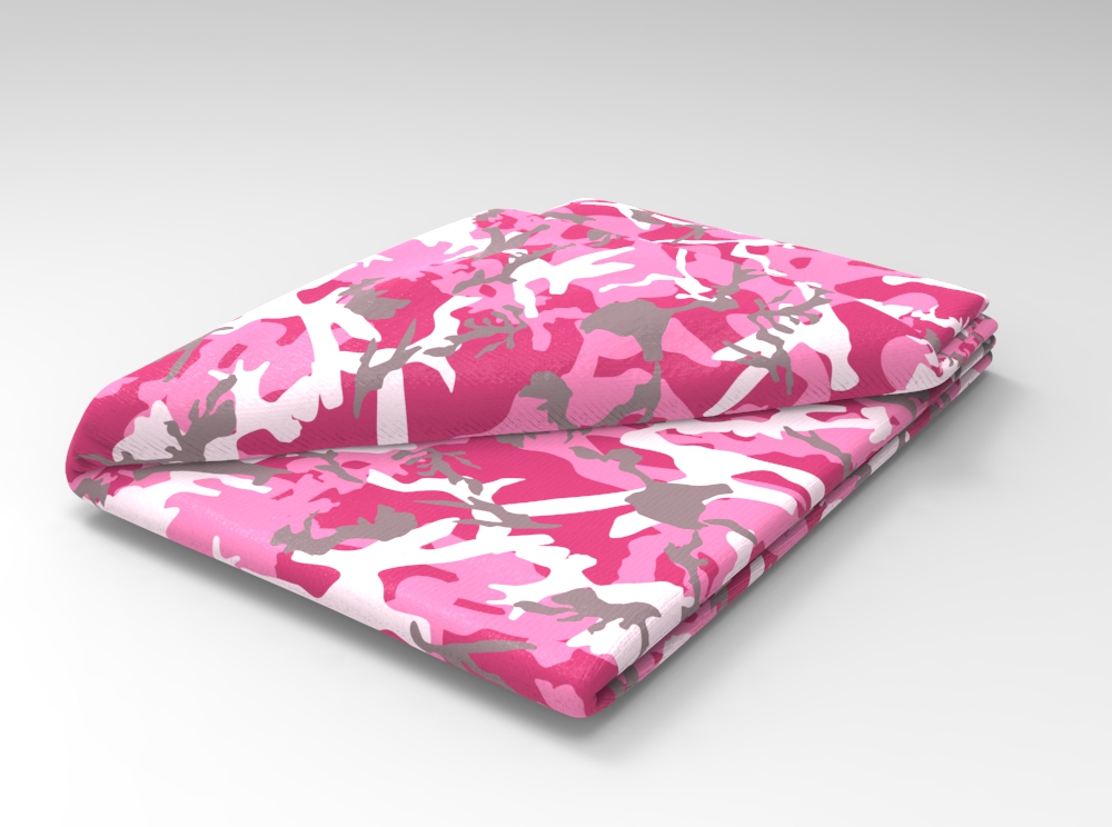 Fleece-Stoff Camouflage