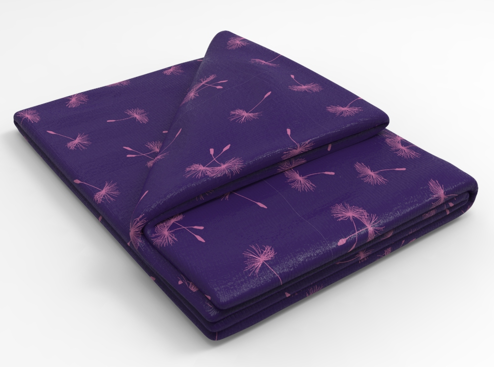 Fleece Stoff - Pusteblume