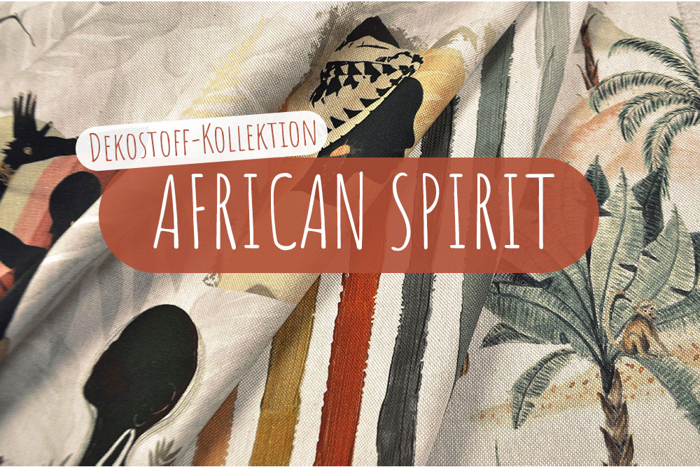 Premium-Dekostoff - African Stripes