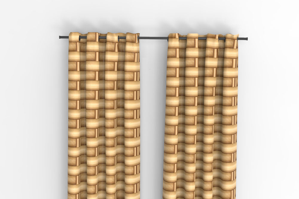 Dekostoff - Riesen-Rattan