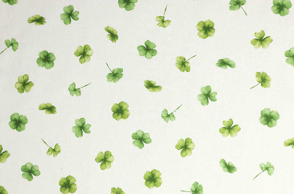 Dekostoff - Glücksklee