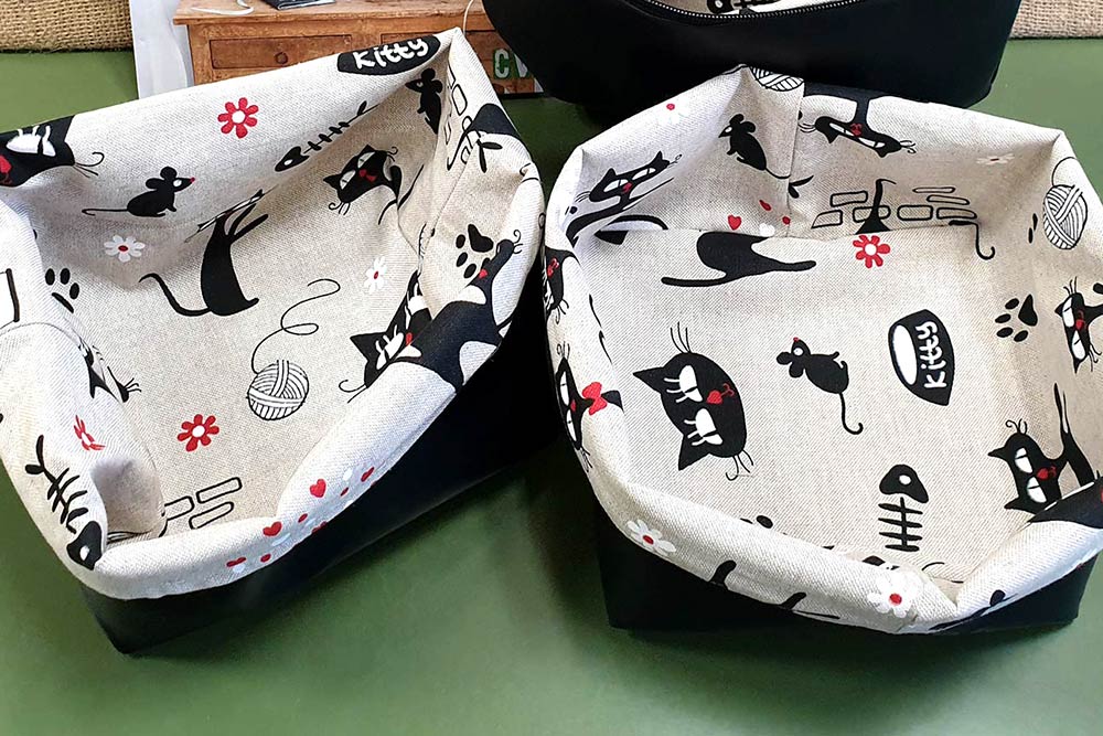 Dekostoff - Katze Kitty