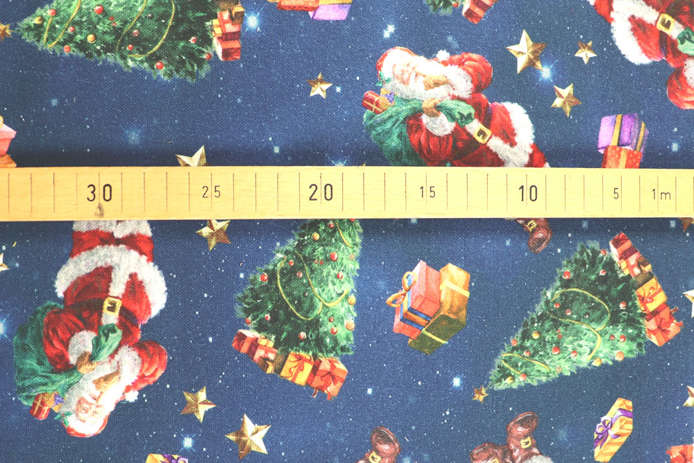 Weihnachts-Dekostoff Premium - Secret Santa