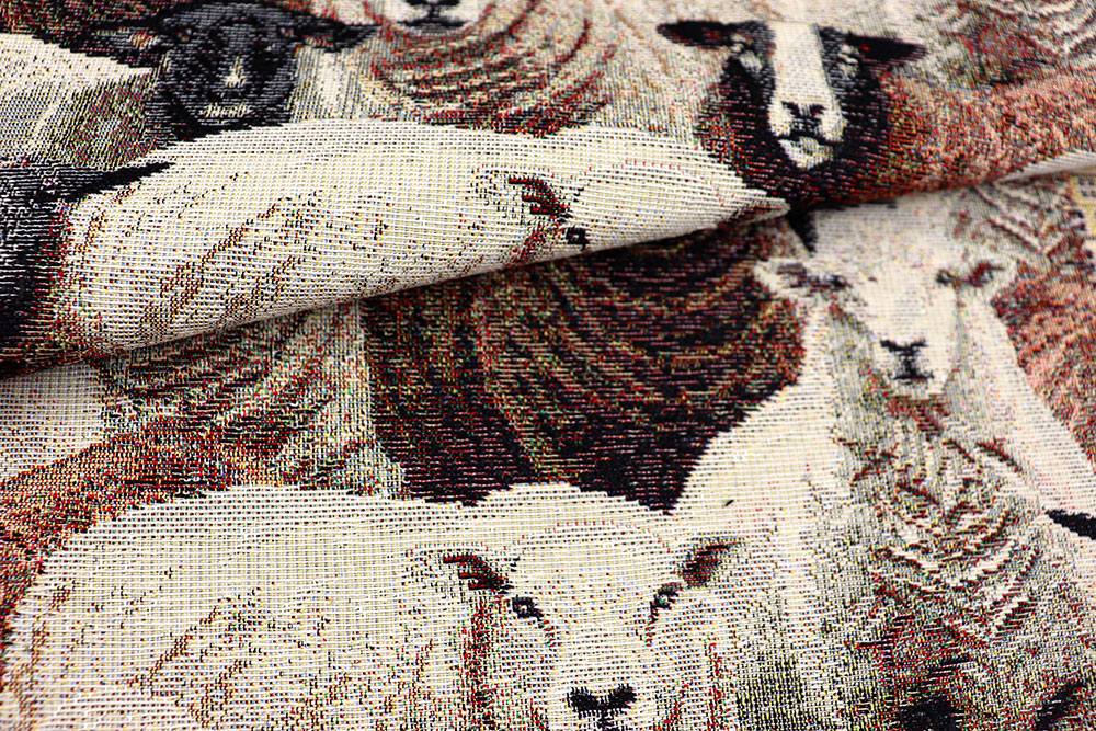 Dekostoff Gobelin - Schafe