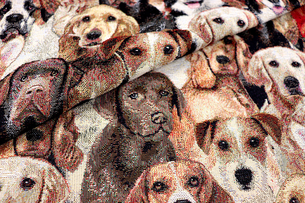 Dekostoff Gobelin - Hunde