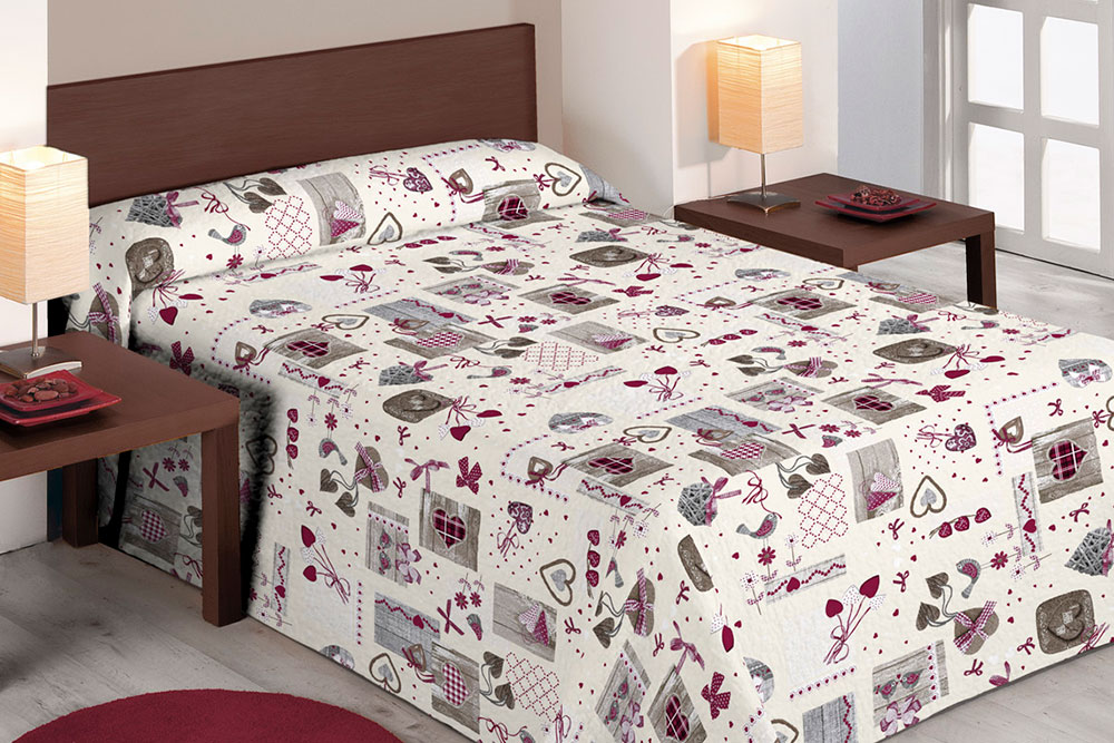 Dekostoff Leinenoptik - Landhaus-Romantik - 280 cm