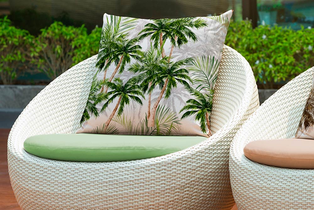 Dekostoff - Große Palmen - 280 cm