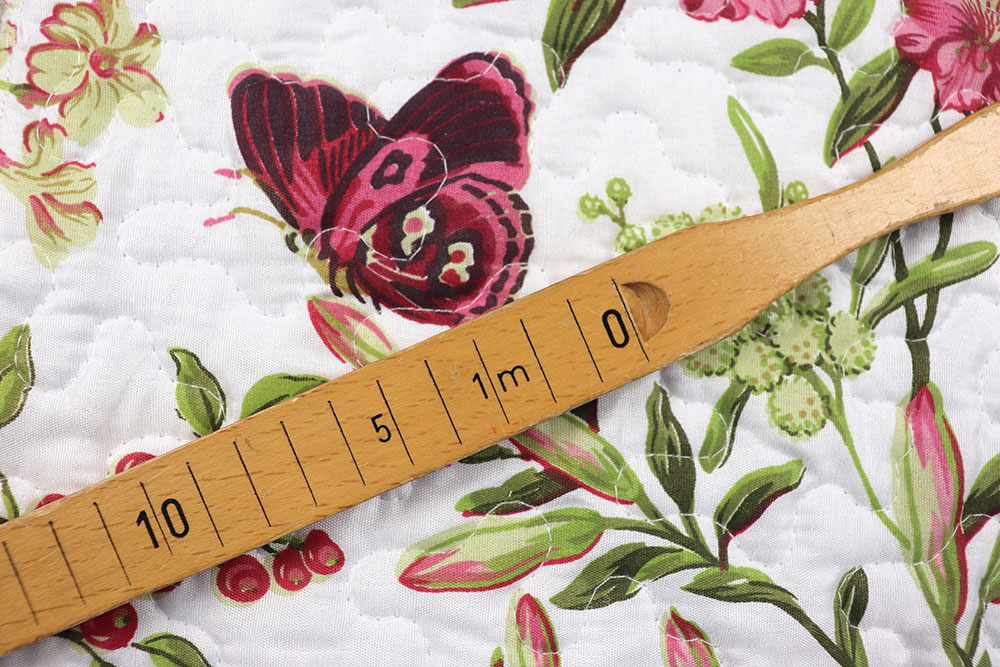 Steppdecken-Stoff - Cindys Garten - 270 cm