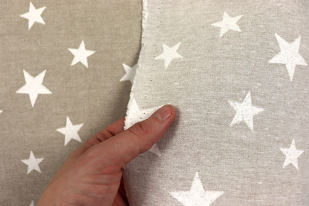 Dekostoff - Sternenhimmel Natur - 280 cm