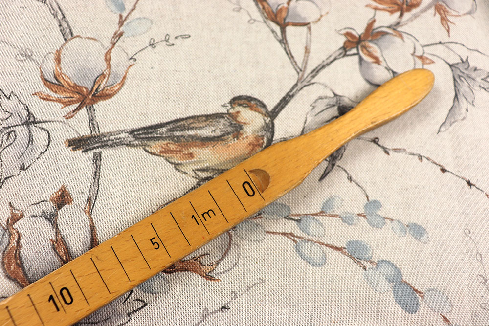 Dekostoff Leinenoptik - Skandi Garden - 280 cm