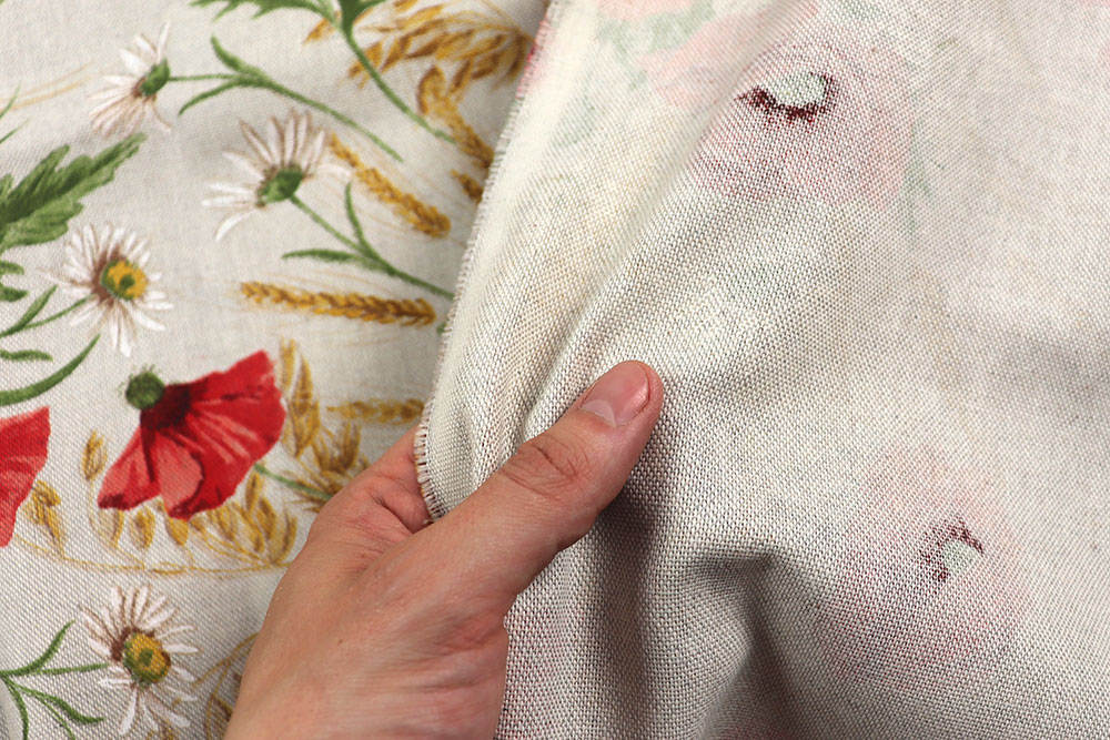 Dekostoff Leinenoptik - Poppy Red - 280 cm