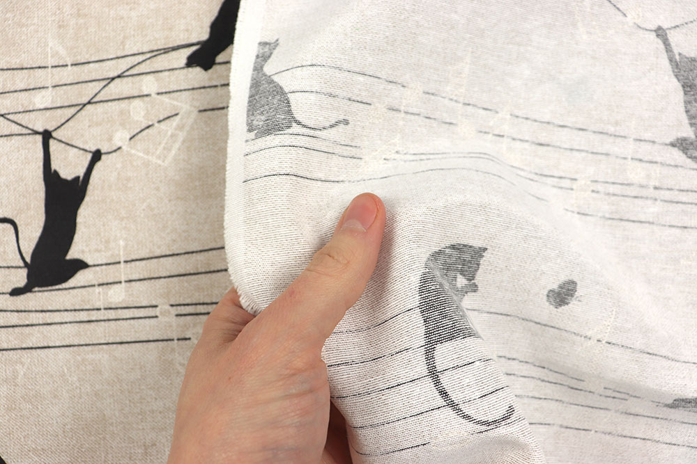 Dekostoff - Musikalische Katzen - 280 cm