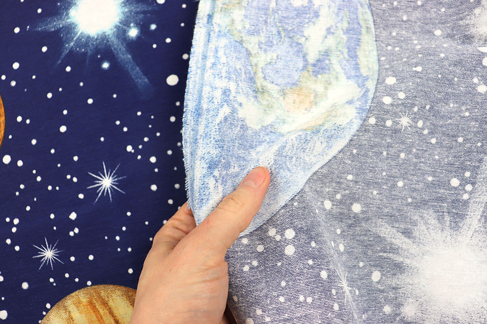 Dekostoff - Planeten - 280 cm