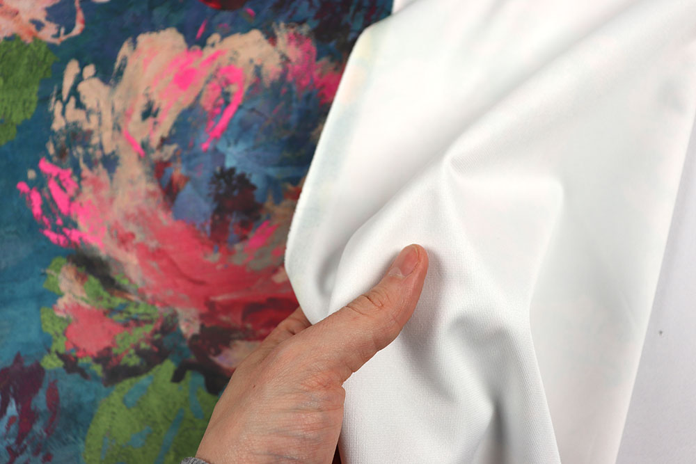 Samt-Dekostoff - Digitaldruck - Ailana