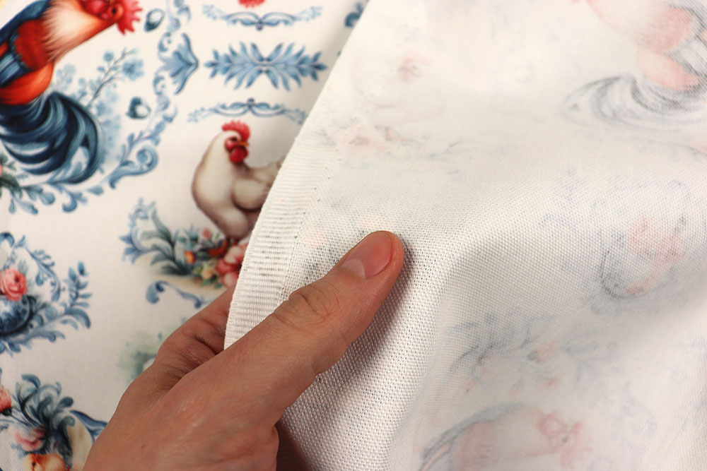 Dekostoff Premium - Hühner und Hähne