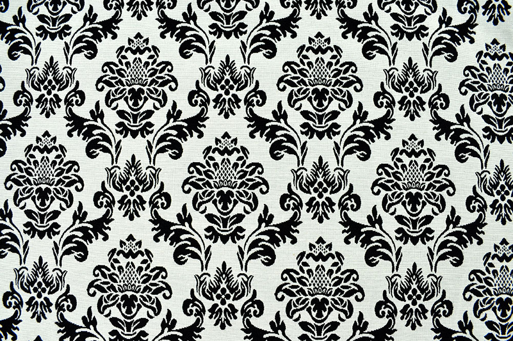 Dekostoff Jacquard - zweiseitig - Barock-Ornament
